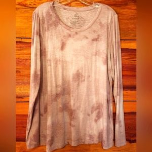Lavender, tye die tee